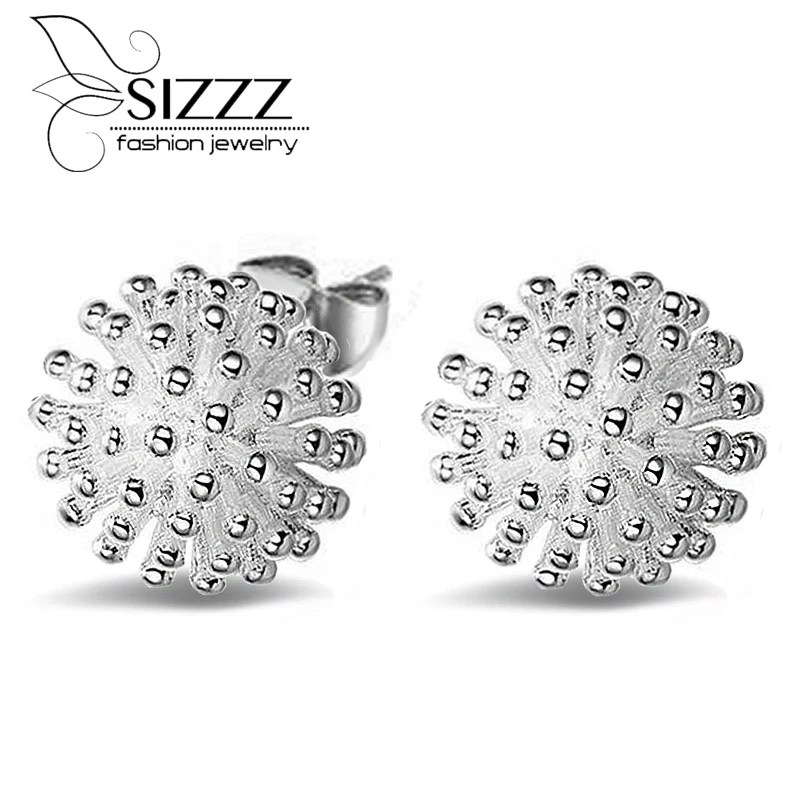 Женские классические серьги гвоздики из серебра 925 пробы|jewelry lip|jewelry fashion jewelryjewelry