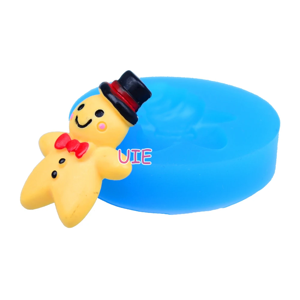 QYL106U 28 1 мм рождественские пряники с шапкой силиконовые формы-для Sugarcraft помадки