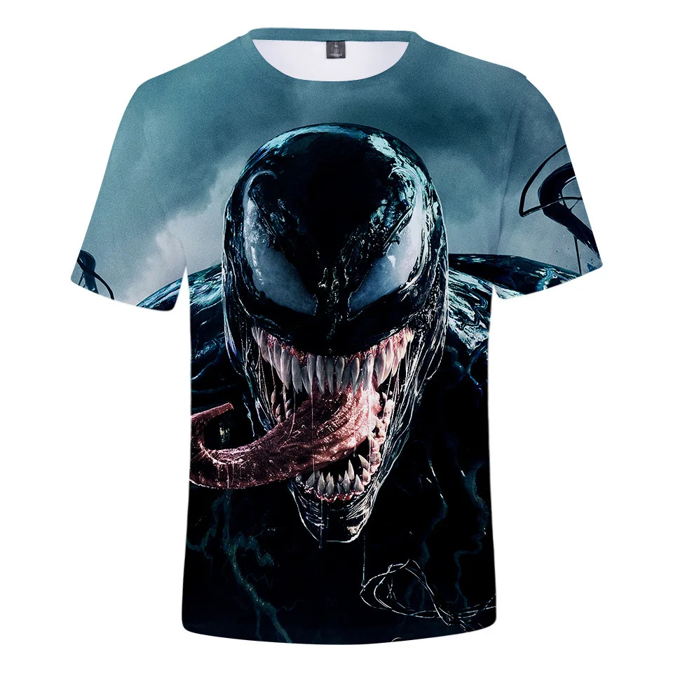 Venom top 8 WBDDT Venom футболки 3d для мужчин Том Харди герой Marvel Топ Harajuku Carnage тройник уличная Прямая негабаритных мужчин s GraphicTees - Цвет: Venom top 8