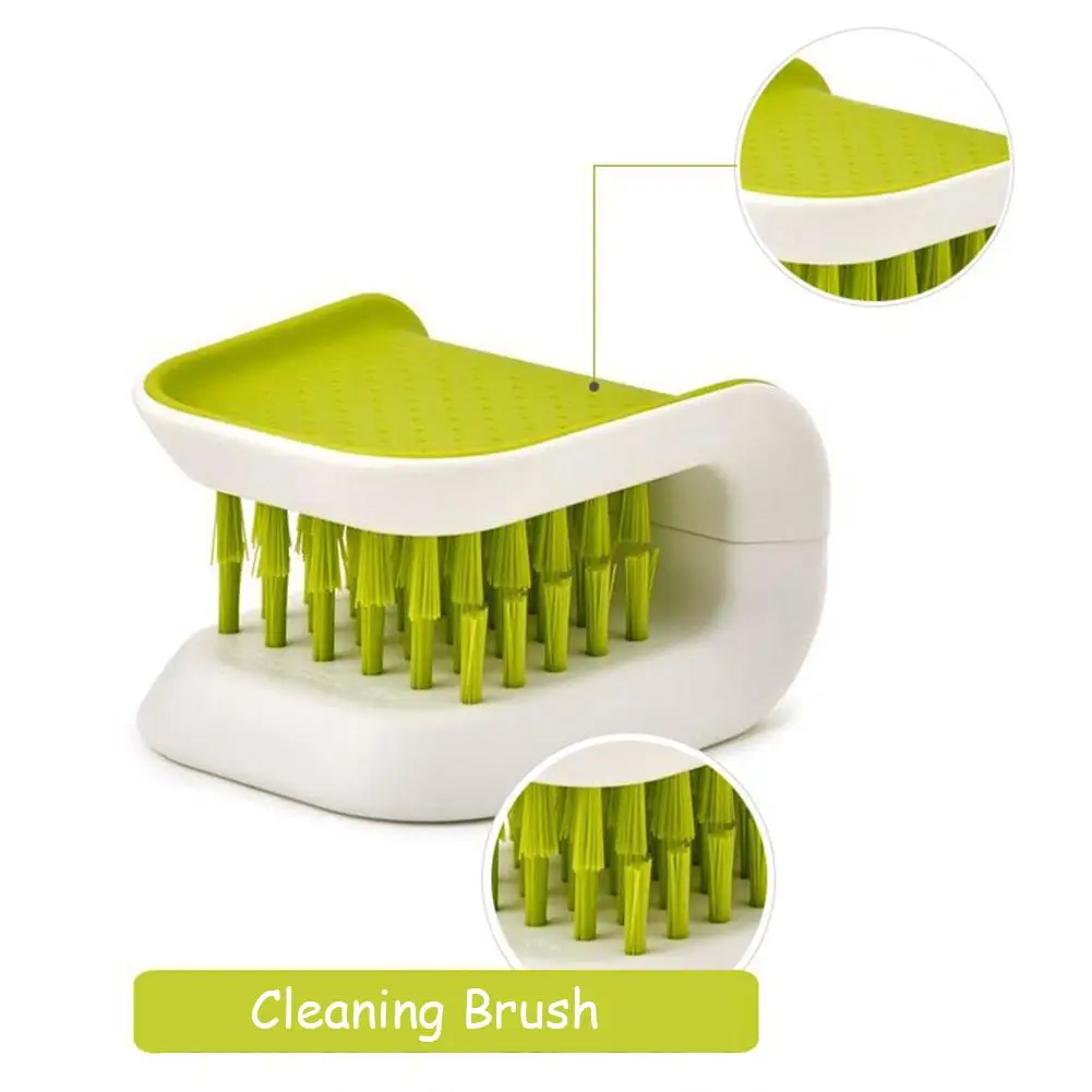 Нескользящая губка для столовых приборов нескользящая кухонных щетка очистки