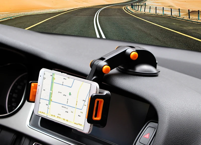 Всасывающий GPS мобильный телефон автомобильные держатели Регулируемая Складная