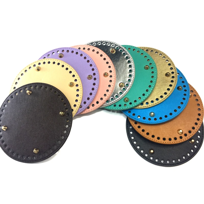 14cm Bag Bottom Round Pad Women Handbag Shoulder Bucket Tray Plate Handmade Stitching Diy Part Accessories KZBT018 | Багаж и сумки