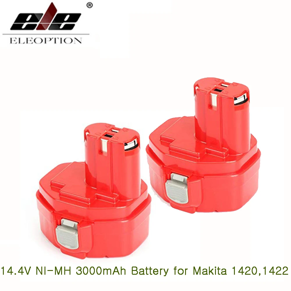 2X 14 4 В Ni MH 3000 мАч сменный электроинструмент батарея для Makita 1420 1422 1433 1434 1435 1435F 192699