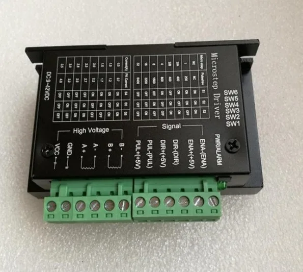 TB6600 сменный Драйвер шагового двигателя 2 фазный 9 40VDC 4A для NEMA17 NEMA23 мотор ЧПУ