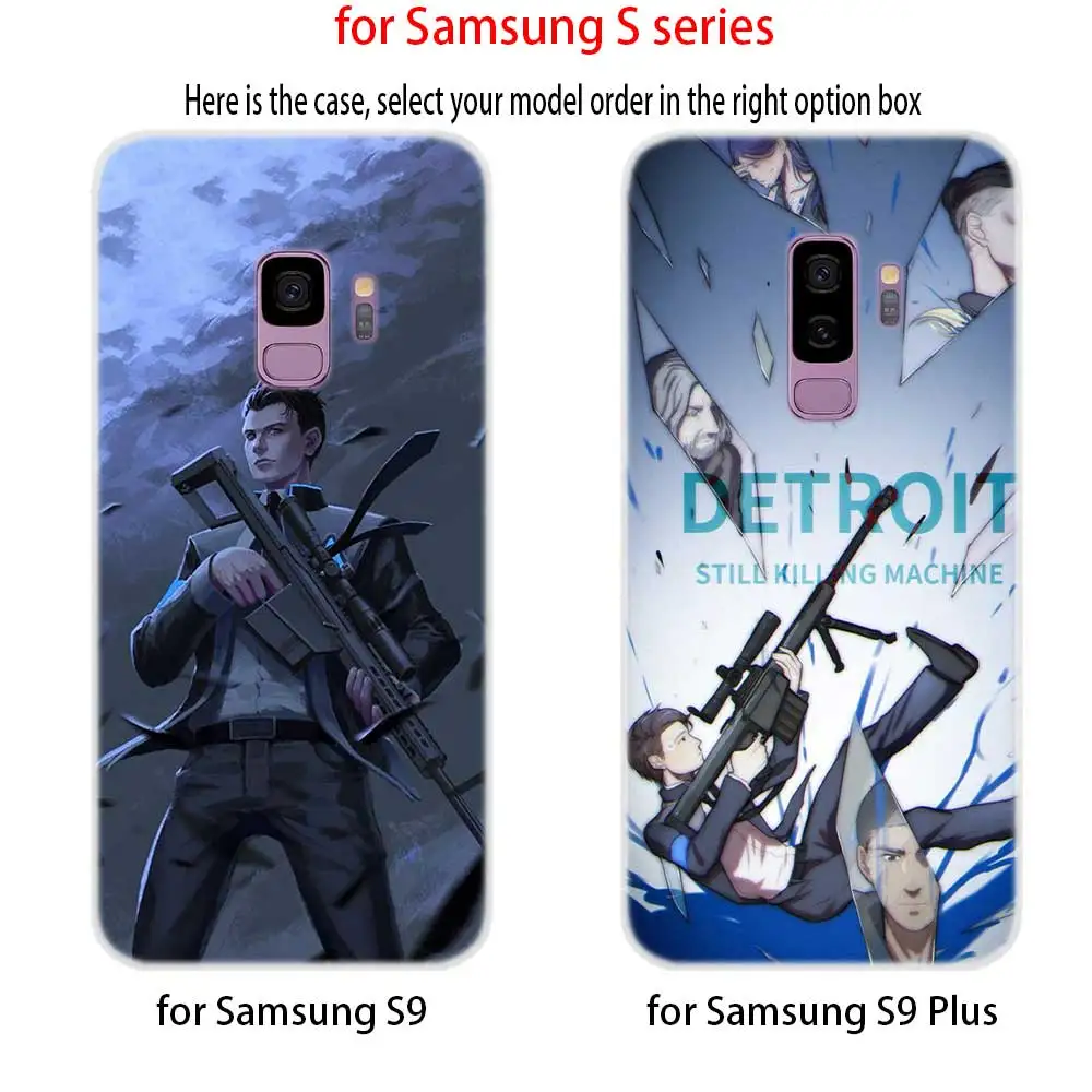 Мягкий силиконовый чехол для Samsung S30 S20 S11 S10 S9 S8 Plus lite 11e 10e Uitra S7Edge Детройт стать
