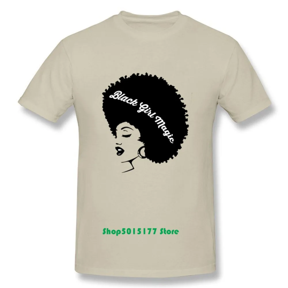 Новые Лидер продаж черная девушка Магия сексуальная глава для мужчин футболка