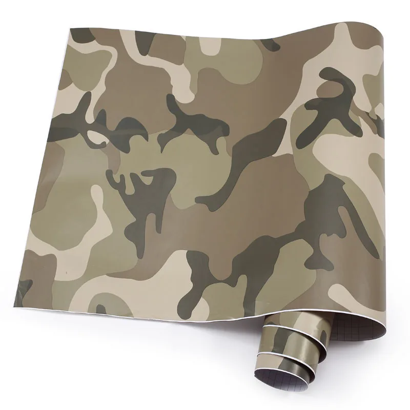 Продвижение автомобиля Стайлинг пустынный камуфляж винил скутер мотоцикл