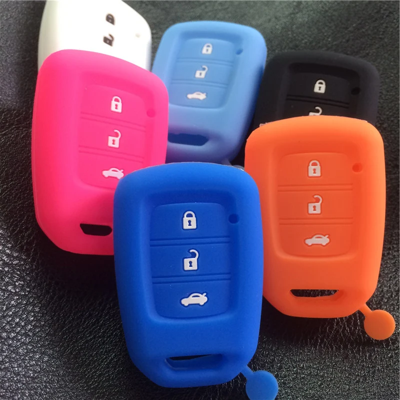 3 buttonsilicone rubber Чехол для автомобильного ключа чехол HONDA Jazz Civic Jade Vezel City fit HR V HRV