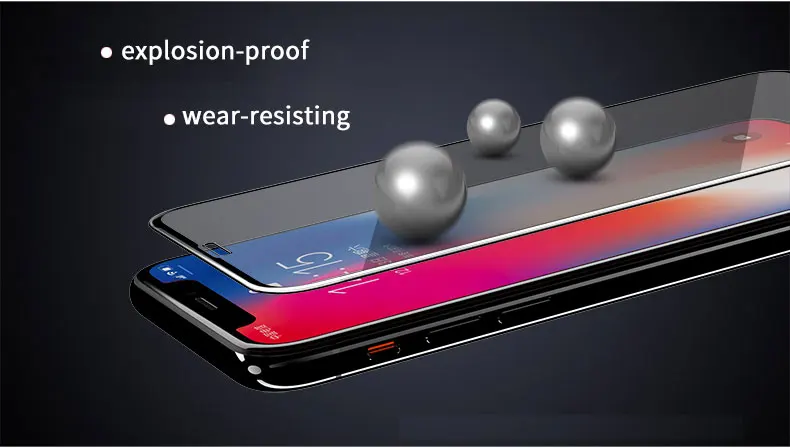 REMAX 9D полное покрытие закаленное стекло протектор экрана для iPhone 7 7plus 8 8plus изогнутая поверхность пленка