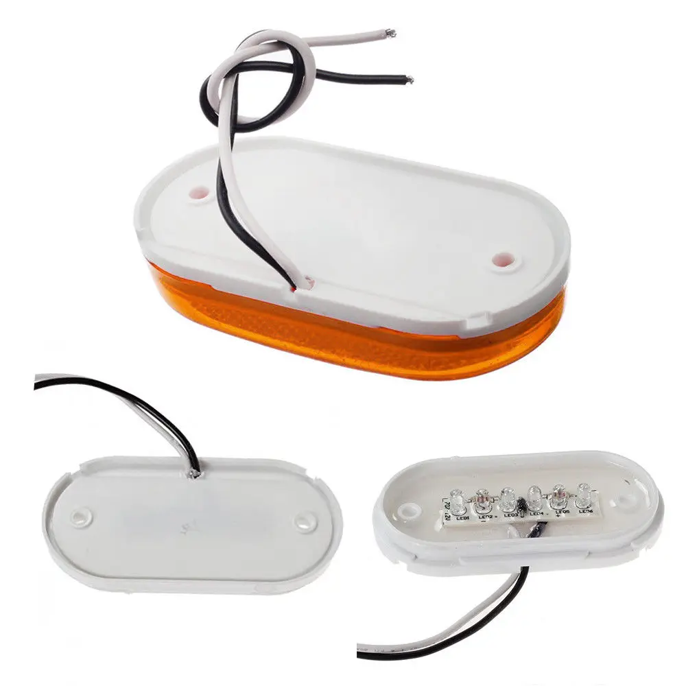 Светодиодные Габаритные огни KEYECU желтые Контурные лампы фонари для дома на