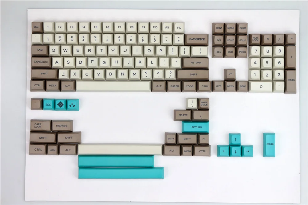 MP 134 ключи SA PBT Ретро бежевый Keycap краситель-сублимация Keycap Cherry MX Переключатель Keycaps для проводной USB Механическая игровая клавиатура - Цвет: 134 KEYS