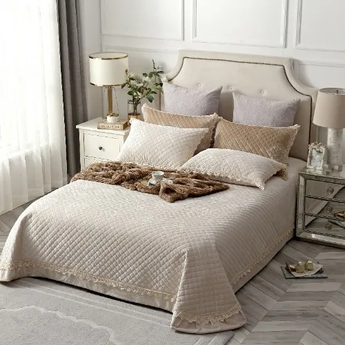 bedspread 5 Теплые флисовые покрывало/покрывало набор постельных принадлежностей одеяло набор постельного белья наматрасник наволочка Кувр Горит colcha Де Кама - Цвет: bedspread 5