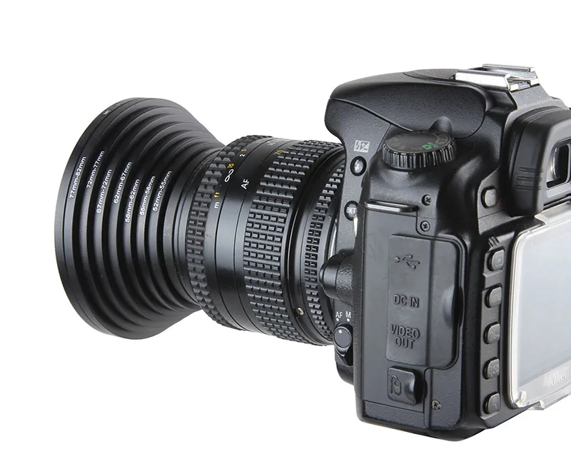 77 82 мм металлический адаптер для объектива камеры кольцевой переходник с