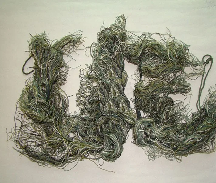 Камуфляжная Ghillie одежда для охоты, камуфляжная теневая ткань, тактический Камуфляжный костюм, 4 вида травы, камуфляжный тент, ткань для Ghillie, костюм