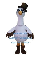 egrets mascot costume white bird custom cartoon character cosplay adult size carnival costume 3500