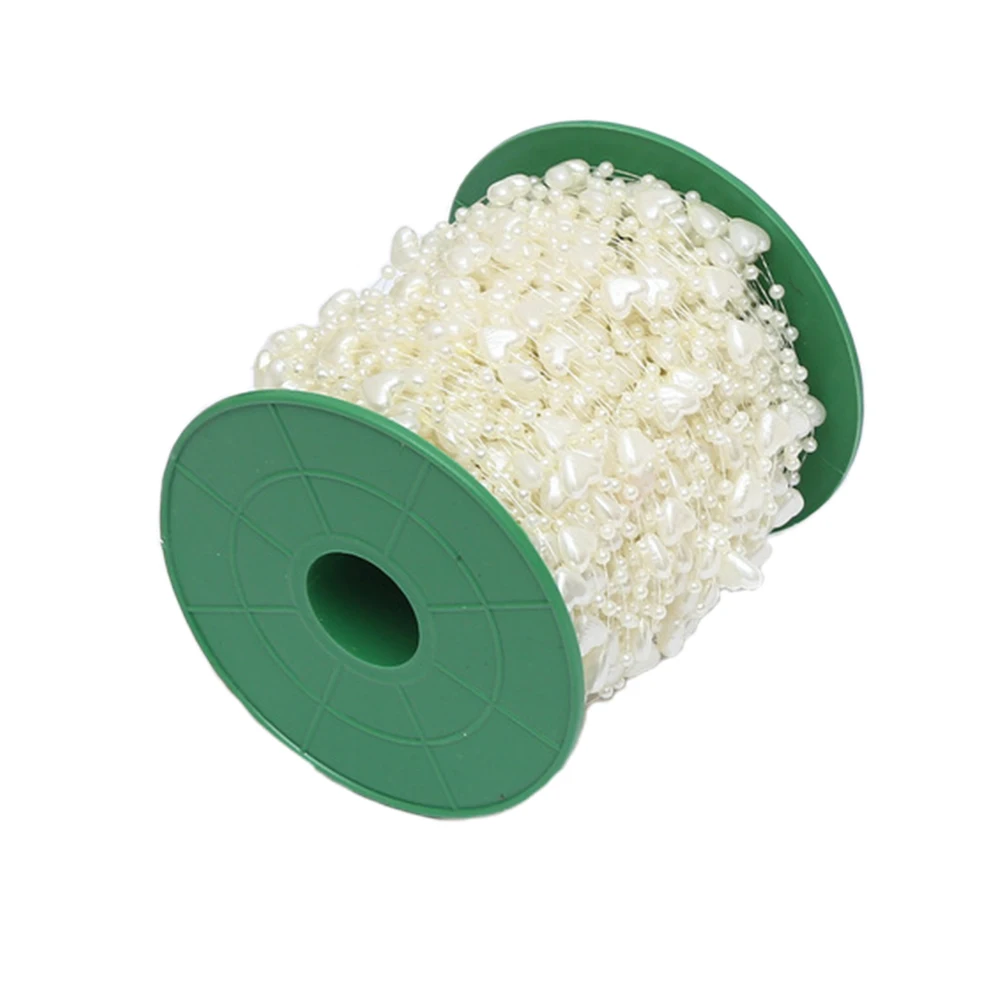 Вечерние лески для рыбалки сердце жемчуг DIY бусины цепочка имитация Свадебные