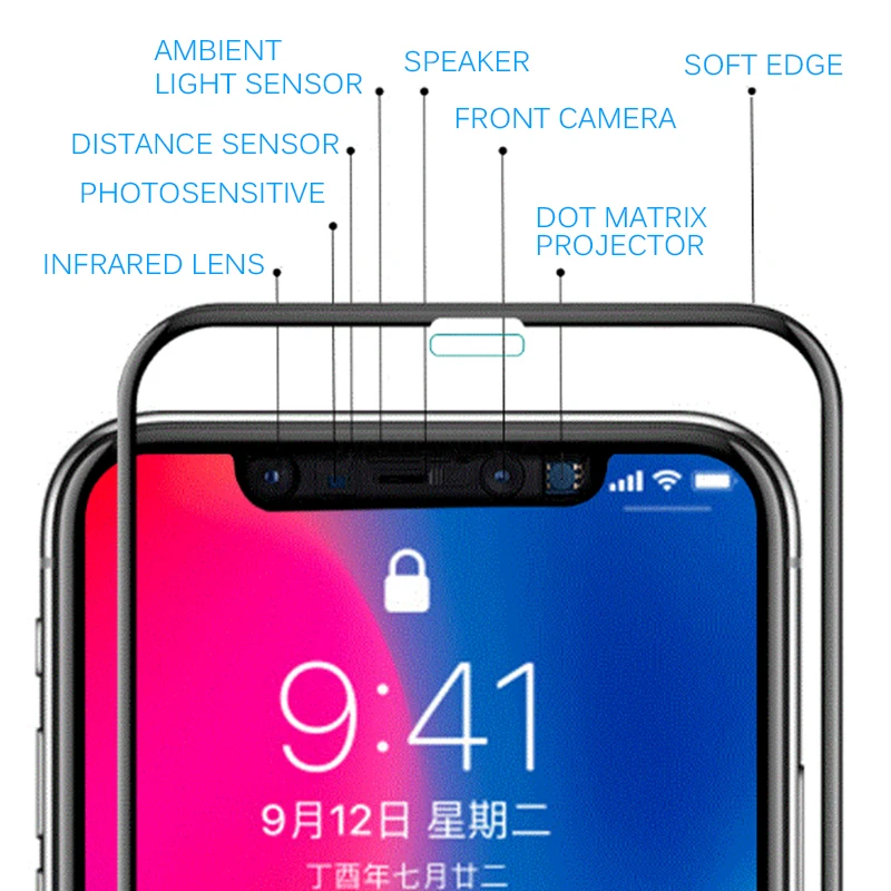 21D полное покрытие Защитное стекло для IPhone 7 6s 8 X XS Max XR Защита экрана 6 Plus