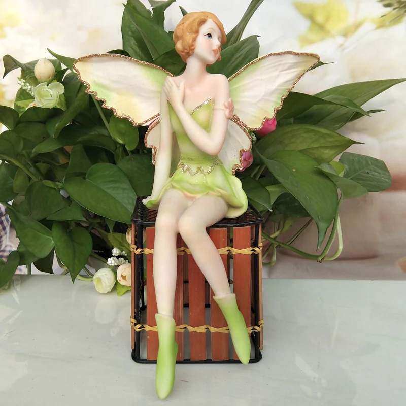 Украшения для дома декор сада миниатюрные фигурки феи с цветами свадебное