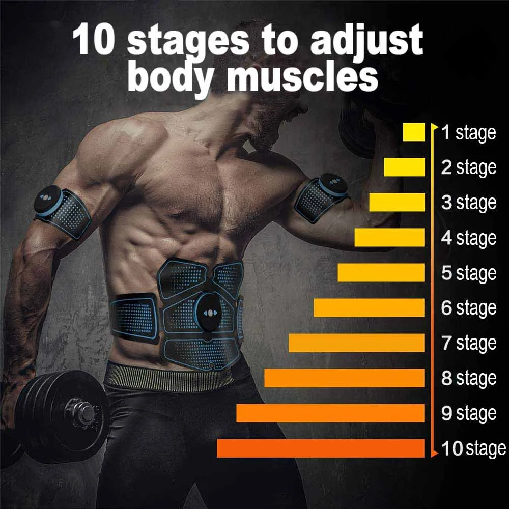 Тренажер для мышц Abs электростимулятор дома тренажерного зала фитнес