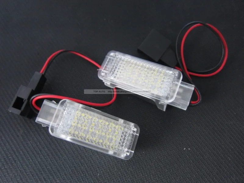 2шт 18SMD светодиодный светильник для багажа под дверью без ошибок Audi A1 A3 S3 A4 S4 RS4|led