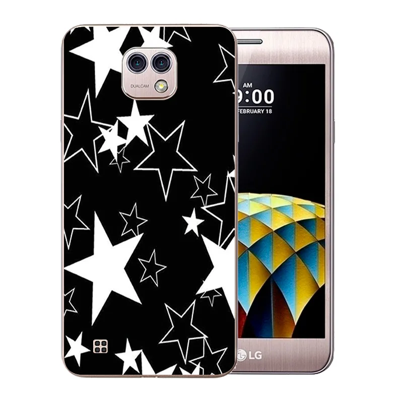 5 2-дюймовый чехол для телефона LG X Cam мягкий цветной из ТПУ с рисунком K580 K580DS