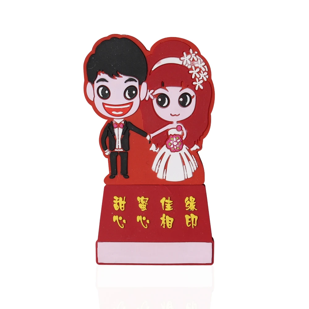 Usb флеш накопитель для невесты жениха свадьбы пары 4 ГБ 8 реальная емкость 16 32