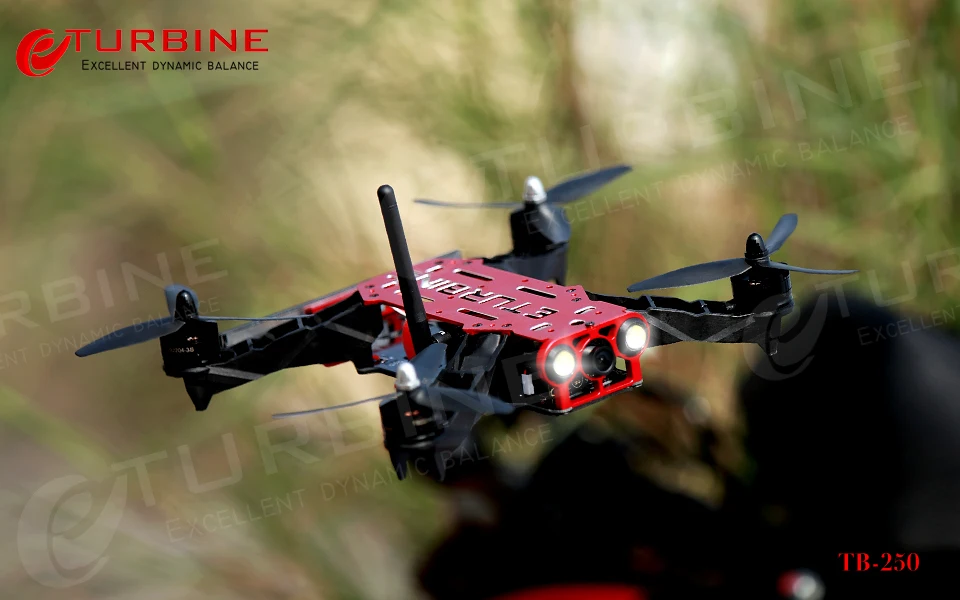 QAV250 квадрокоптер с металлической рамой передним фонарем CC3D f управление