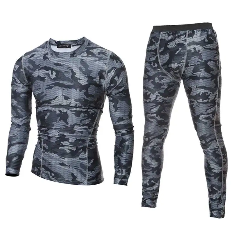 Мужские комплекты для тренировок Pro компрессионные подштанники фитнеса зимние