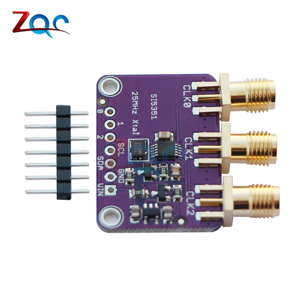 CJMCU-5351 Si5351A Si5351 I2C тактовый генератор коммутационная плата модуль генератор сигналов часы 8 кГц-160 МГц для Arduino DC 3 V-5 V