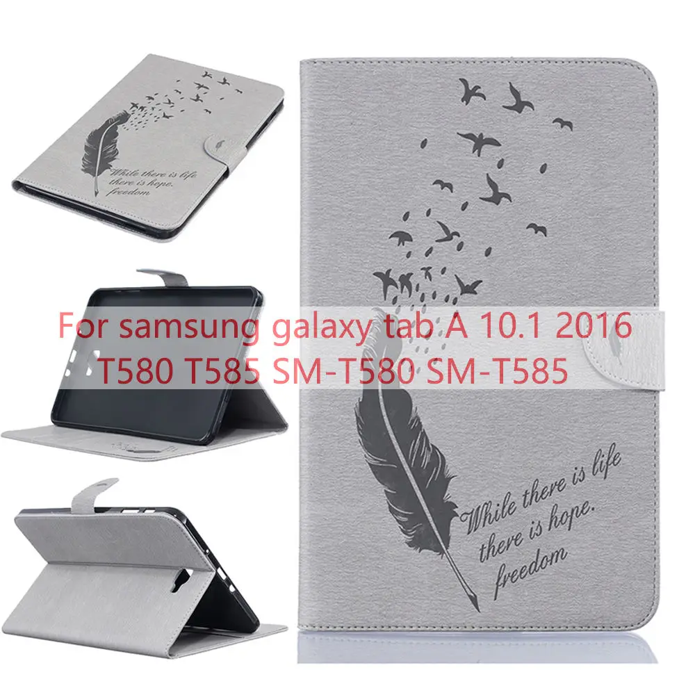 Gray Чехол для samsung Galaxy Tab A A6 10,1 T580 T585 T580N T585N Крышка для samsung Galaxy Tab S2 9,7 SM-T810 T813 T815 T819 - Цвет: Gray