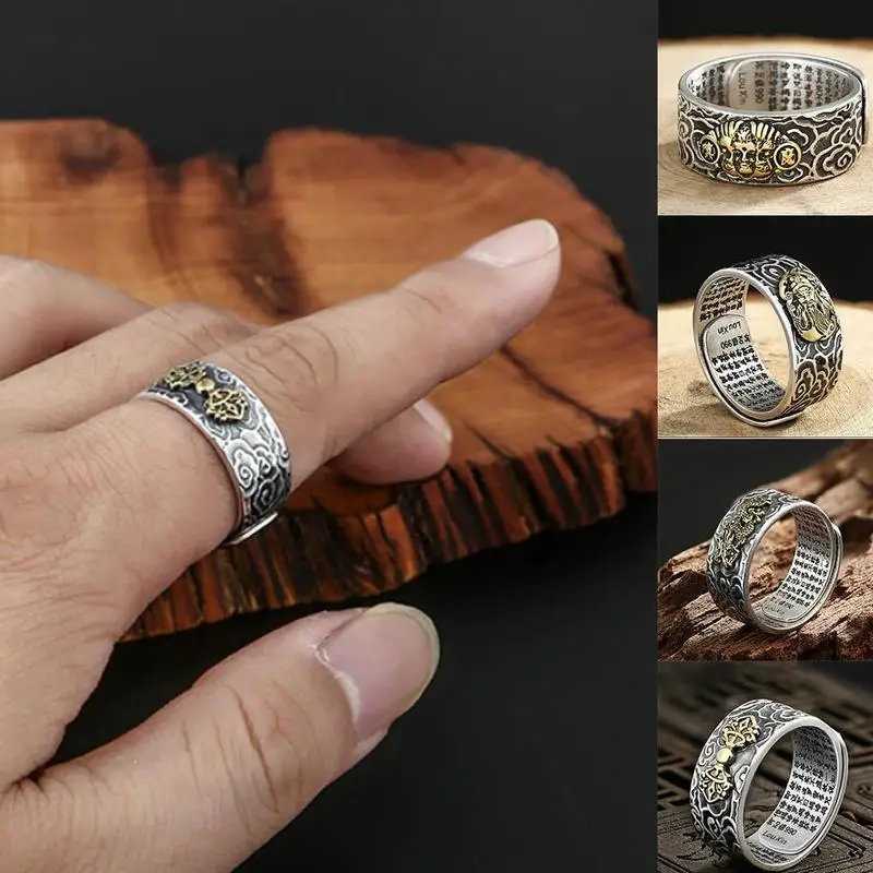 Лидер продаж 2019 кольцо Pixiu амулет фэн шуй богатство счастливое открытое