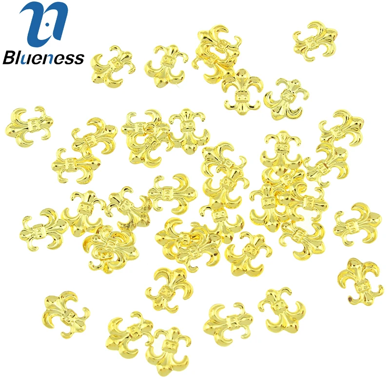 3d аксессуары для нейл арта PJ413 100 шт. из Античного золотого сплава модные