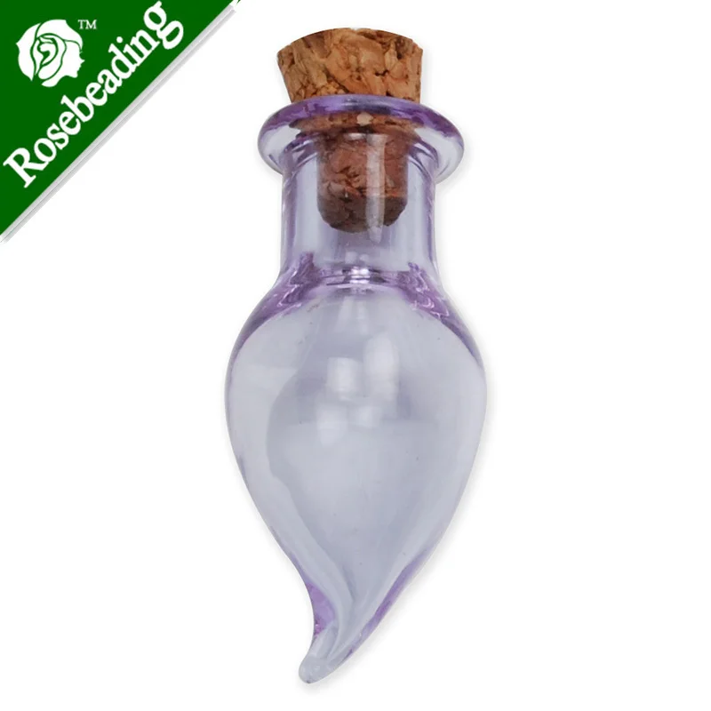 Красочная маленькая пробирка Чили в форме пустой маленькой стеклянной бутылки