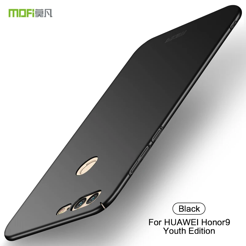 Для huawei Honor 9 Lite чехол-накладка MOFI жесткий чехол для huawei Honor 9 Lite чехол Высококачественный чехол для телефона - Цвет: Black