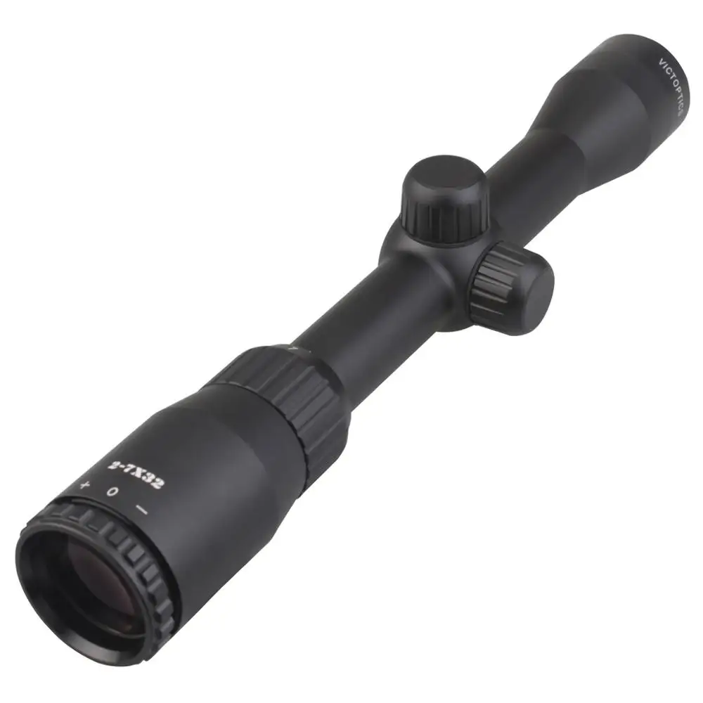 Victoptics 2-7x32 оптические прицелы винтовки оптический прицел с 25,4 мм трубкой 1/4 MOA регулировка для охоты