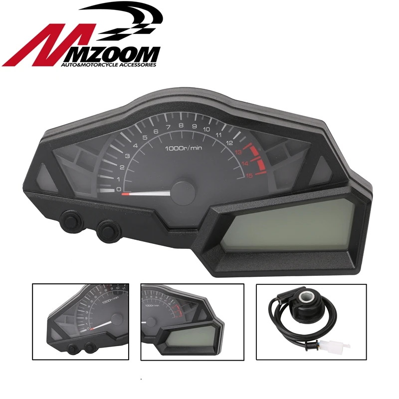 Для KAWASAKI Honda Suzuki Yamaha Универсальный мотогонок OEM манометры кластер Спидометр