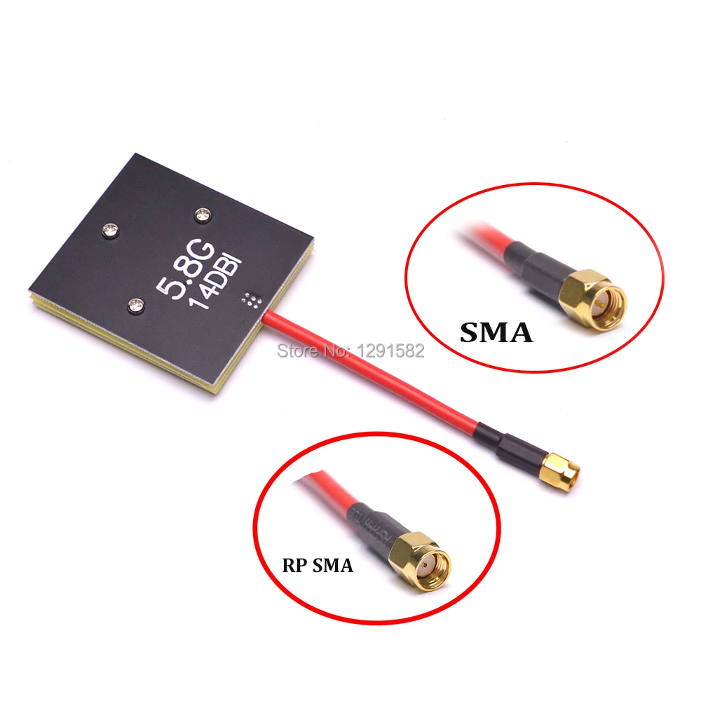 Панель с высоким коэффициентом усиления SMA / RP FPV 5 8G 8 ГГц 14dBi 1 шт.|Детали и