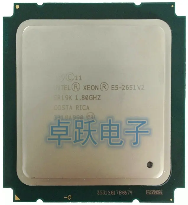 Оригинальный процессор Intel Xeon E5 2651V2 1 80 ГГц 12 ядер 30 м 105 Вт 2651 бесплатная доставка |