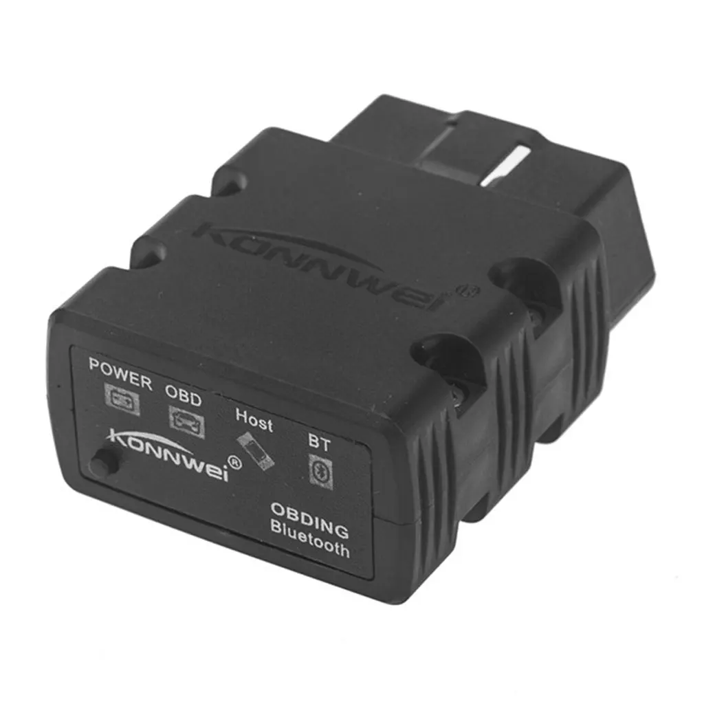 Автомобильный диагностический инструмент с Bluetooth 3,0 Белый адаптер сканер OBD OBD2 читатель Кода OBDII считыватели VAG COM автомобильный детектор для Android - Цвет: Черный
