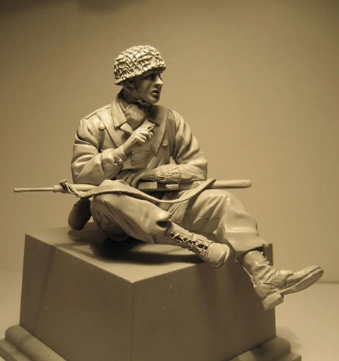 1/16 3 й Fallschirmjager полимерные фигурки солдат GK военная тема WWII без покрытия цвета|resin