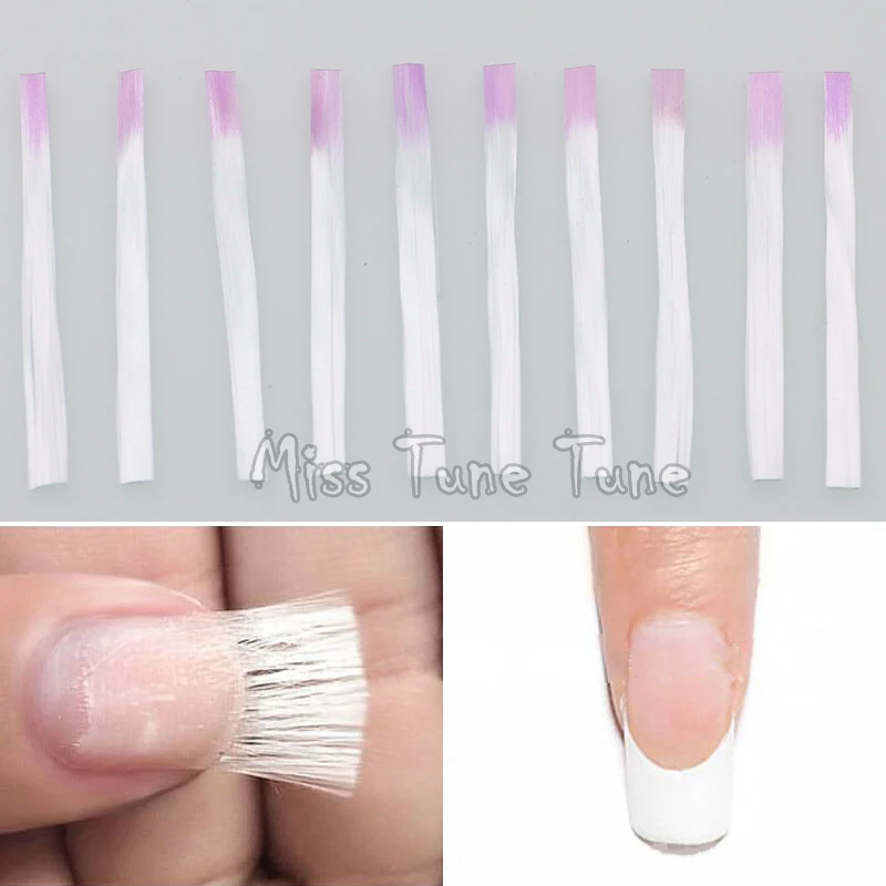 10/30/50x Профессиональный Волоконно Стекло наращивание ногтей волокна для лака