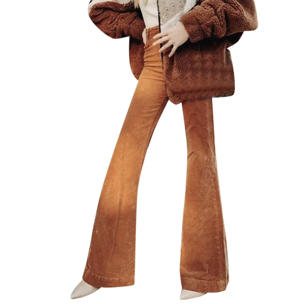 Женские брюки с широкими штанинами обтягивающие тянущиеся женские высокой