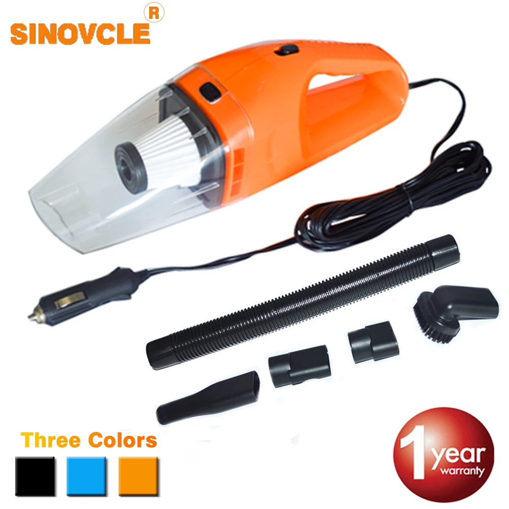 SINOVCLE Автомобильный Пылесос Mini 12V 120W высокая мощность мокрого и сухого двойного