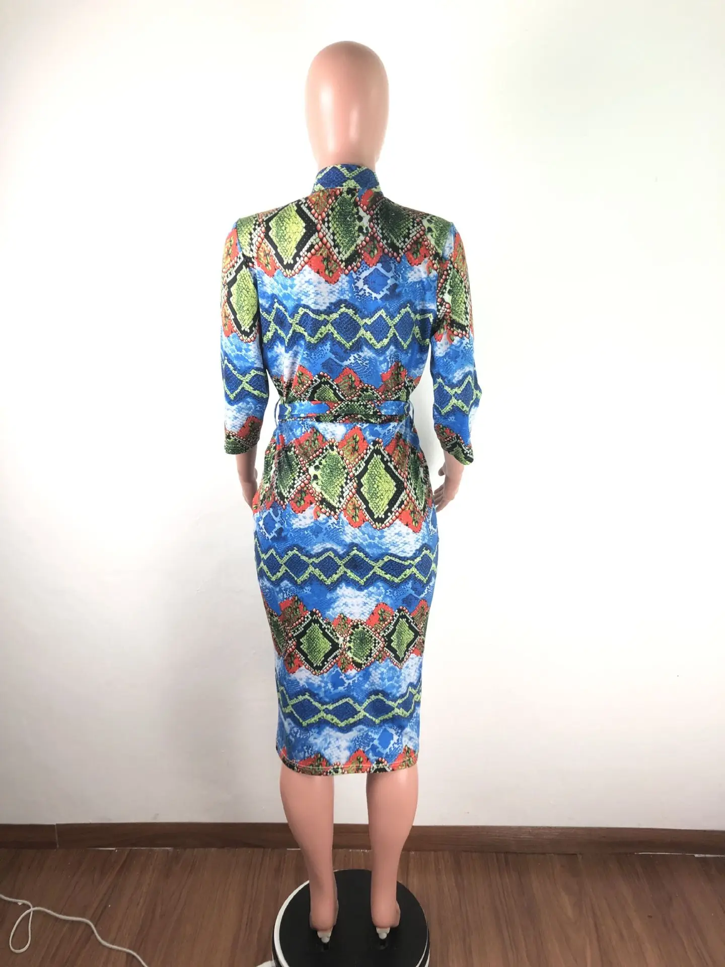 Женское мини платье со змеиным принтом модное сексуальное облегающее на молнии с