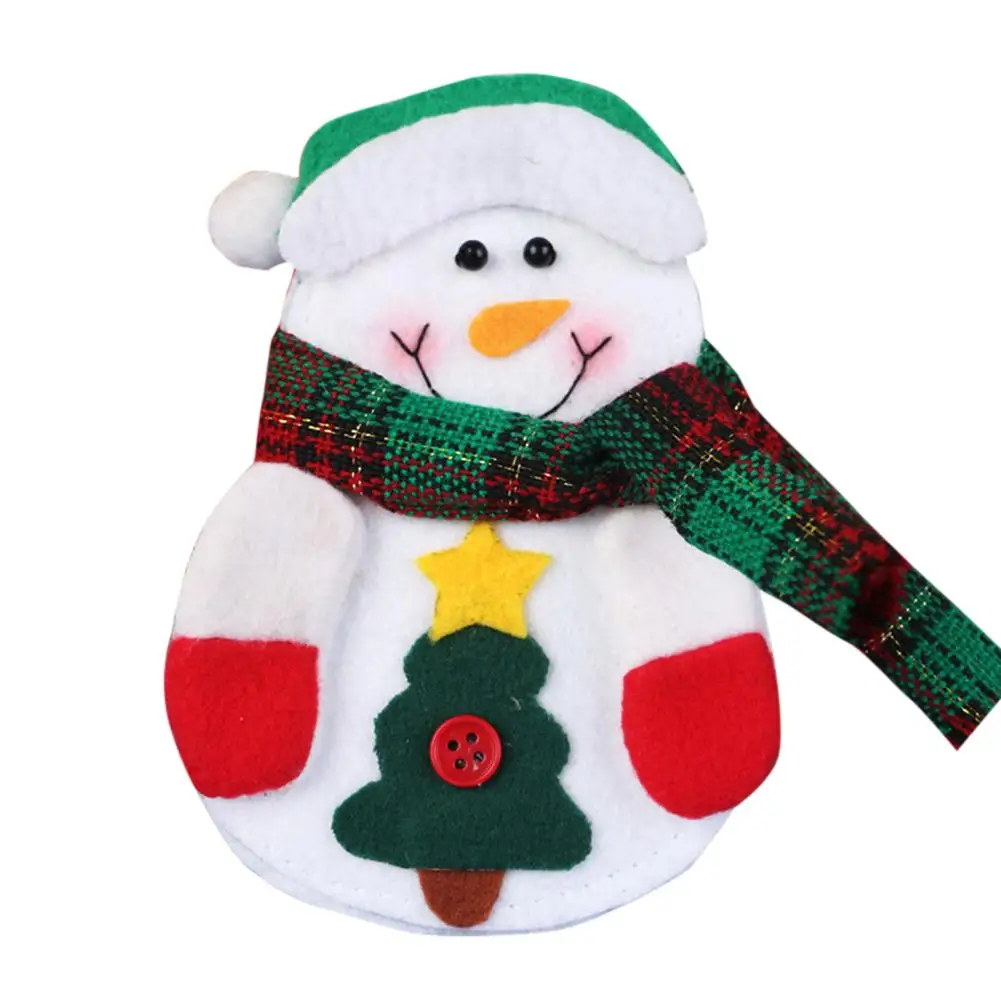 Рождественский набор для столовых приборов резки рождественские украшения