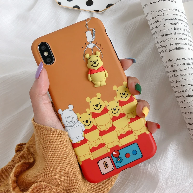 Для huapwei p20 3 dcute кран машина мягкий чехол для huawei p30 pro mate20 nova4 nova3 милой мишкой Винни