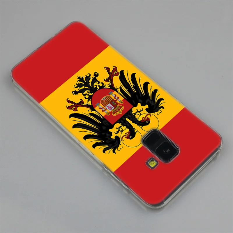 Hot Spain Spanish flag Silicone Case For Samsung Galaxy A50 A30 A10 A40 A6 A8 Plus A20 E A5 A7 2018 2017 2016 Note 9 8 Cover | Мобильные