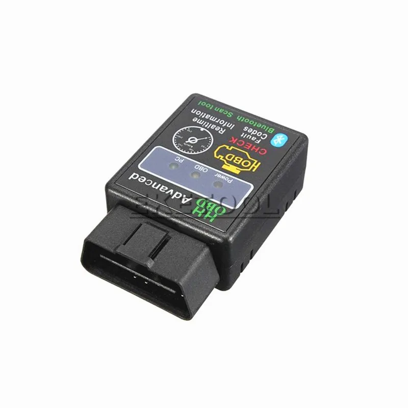 Автомобильный диагностический сканер V2.1 OBD2 HH OBD ELM327 работает Android Torque Bluetooth ELM327 OBD интерфейс ELM 327