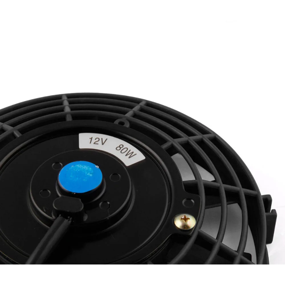 Free shipping 80W Electric radiator cooling fan kit 7 inch 12V for universal car | Автомобили и мотоциклы