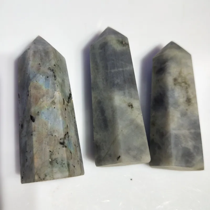 60 мм натуральный Лабрадорит палочка башня камни и кристаллы cuarzo piedra натуральные